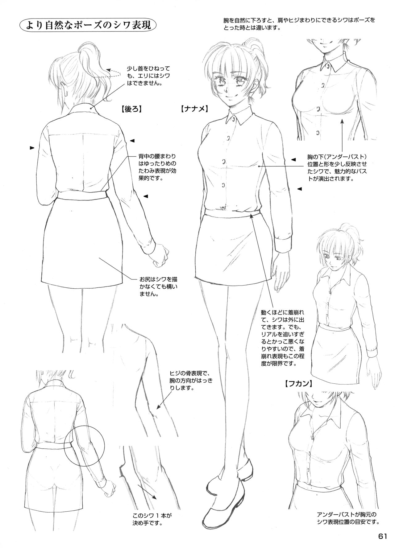 Manga no Kiso Dessin - Onnanoko Costume hen 61