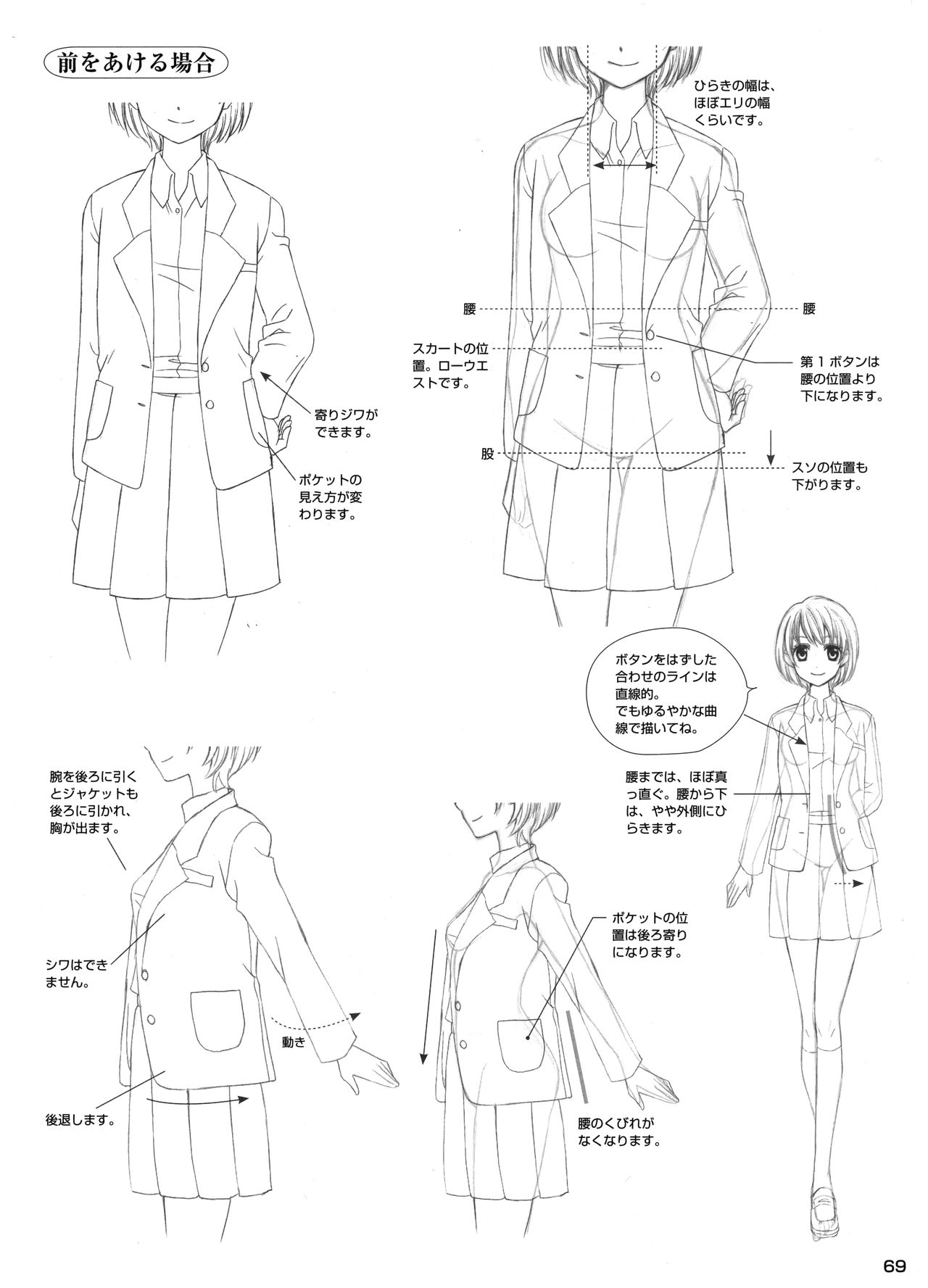 Manga no Kiso Dessin - Onnanoko Costume hen 69