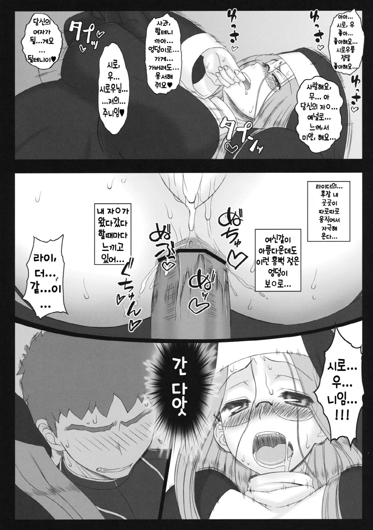 (C80) [Gachinko Shobou (Kobanya Koban)] Yaraena. 12 Rider-san no Ha.chi.mi.tsu Zangeshitsu (Fate/stay night) [Korean] [Team HA-NU] 28