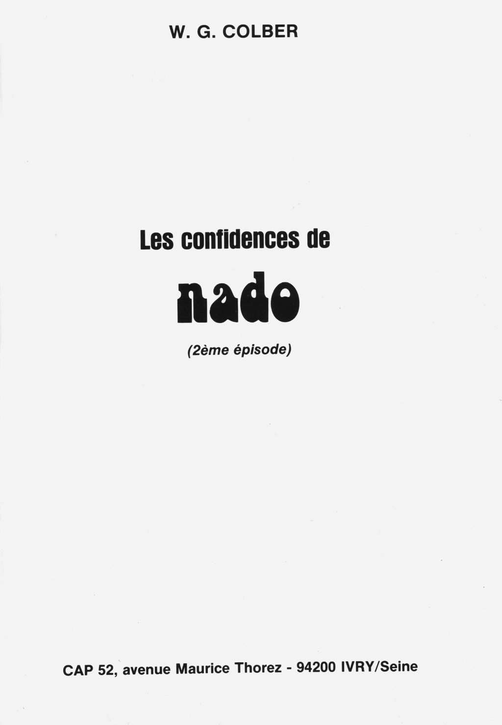 [Colber] Les Confidences De Nado #2 [FRA] 3