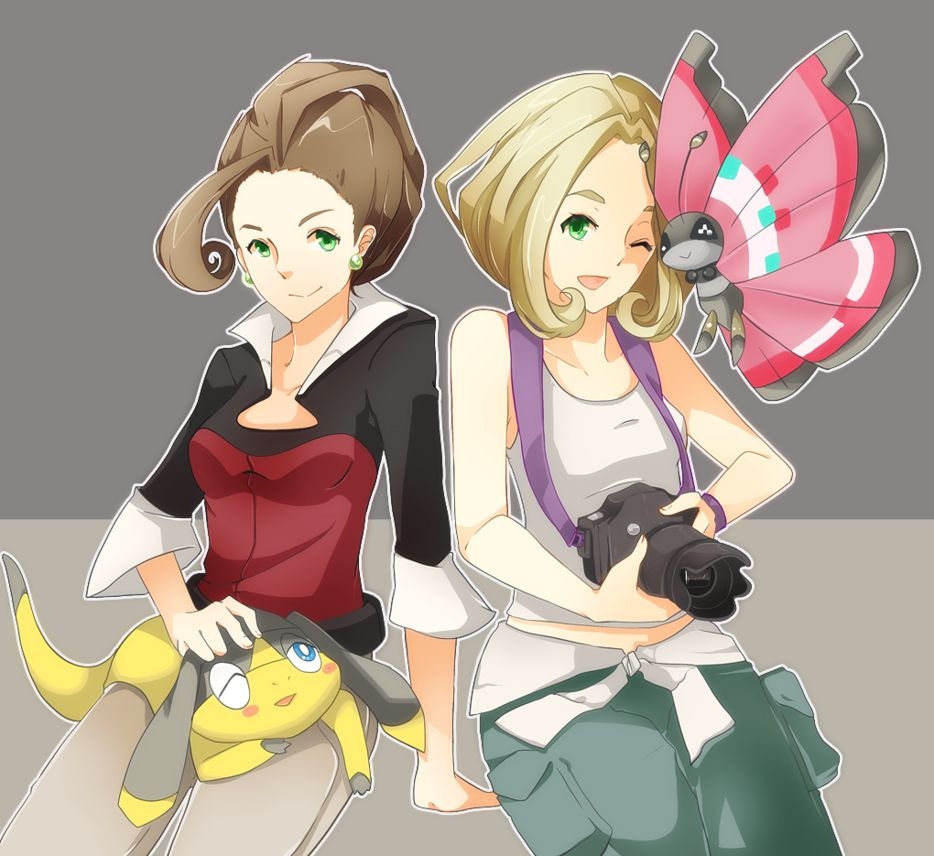 Pokemon X Y Alexa (Pansy), Korrina (Corrin), Valerie (Mache), Viola, Diantha (Camet), (Non-Hentai) 8