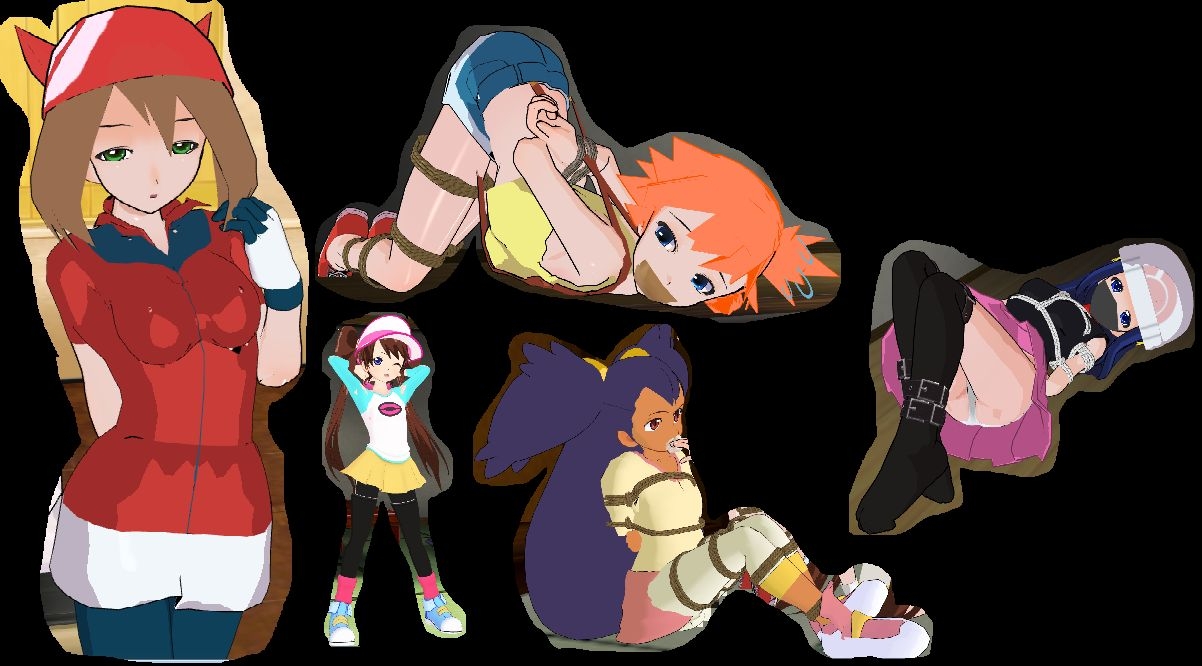 3D Custom Girl (Pokemon) Misty (Kasumi) カスミ, May (Haruka) ハルカ, Dawn (Hikari) ヒカリ, Iris アイリス, Rosa (Mei) メイ 0