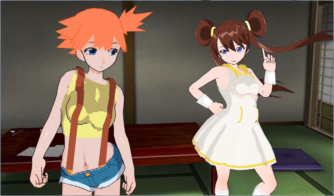 3D Custom Girl (Pokemon) Misty (Kasumi) カスミ, May (Haruka) ハルカ, Dawn (Hikari) ヒカリ, Iris アイリス, Rosa (Mei) メイ 88