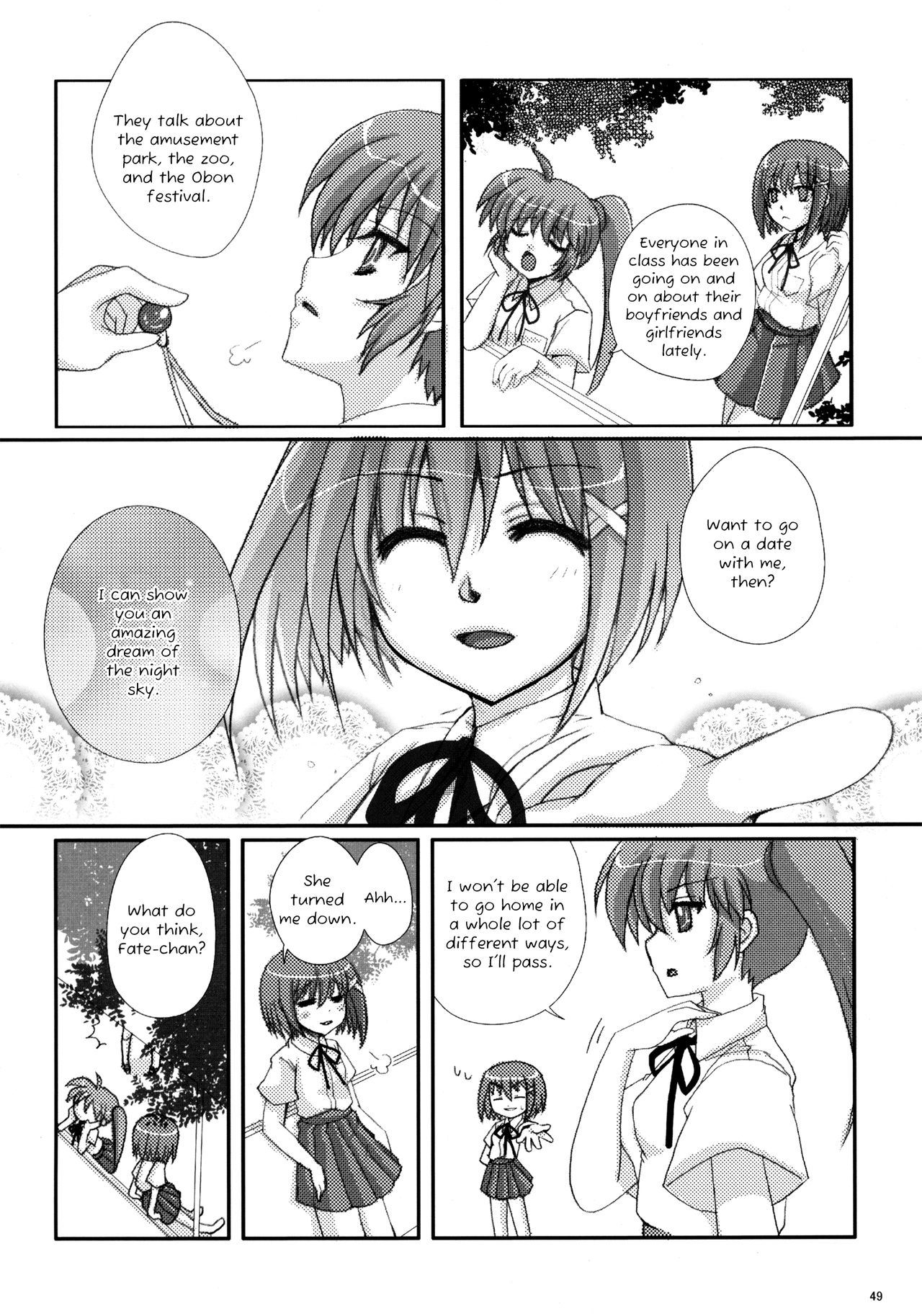 [Mekimeki Oukoku] A Magical Girls Lovey-Dovey Collection (Mahou Shoujo Lyrical Nanoha) [English] [YuriHouse & Yuri-ism] 16