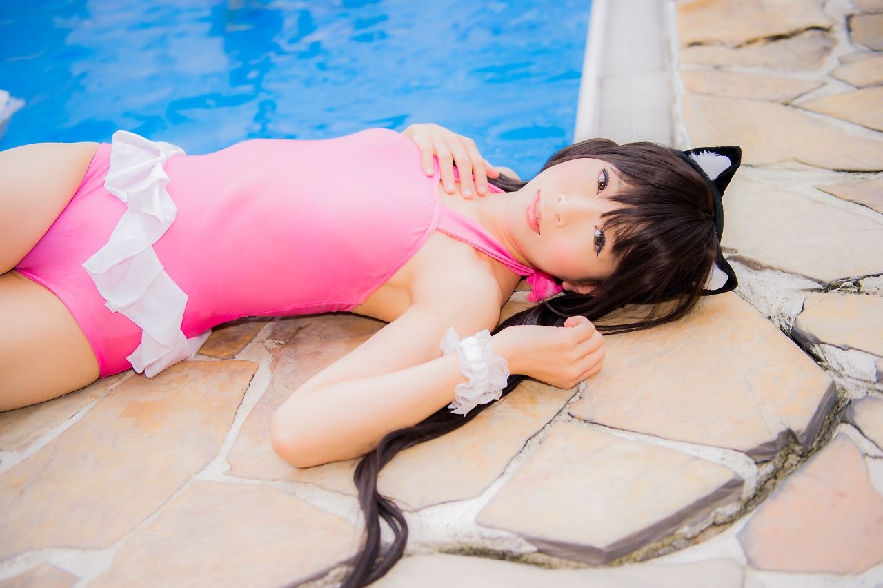 《K-ON!》Nakano Azusa (swimsuit ver.) by Mashiro Yuki 195