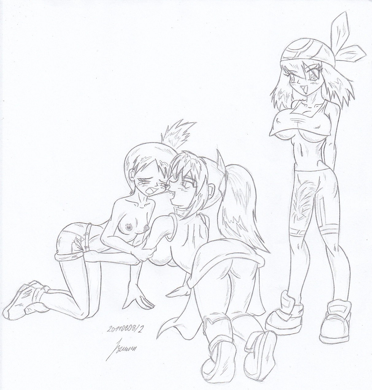 My miny May / Haruka - pokemon advanced sketches work 7 (but actualy 6) 8