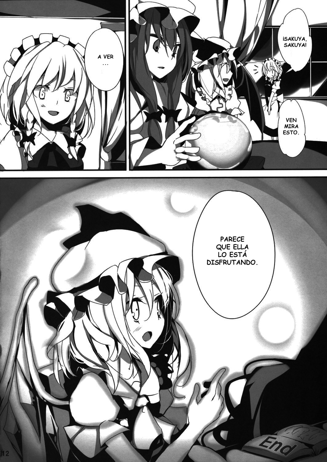 (C76) [Usotsukiya, Oppore-Coppore (BeLL, Oouso)] Flandre Student (Touhou Project) [Spanish] 11