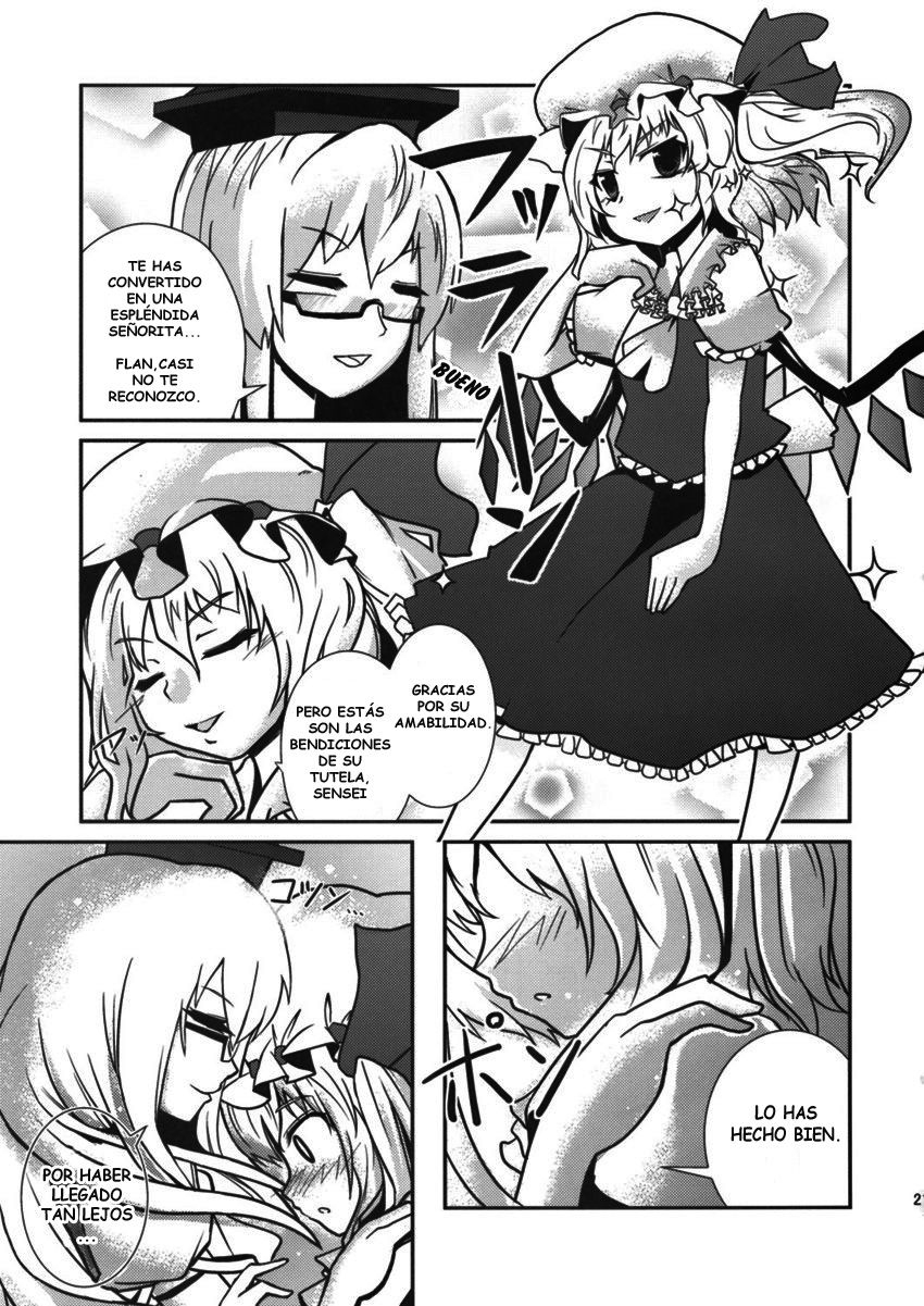 (C76) [Usotsukiya, Oppore-Coppore (BeLL, Oouso)] Flandre Student (Touhou Project) [Spanish] 20