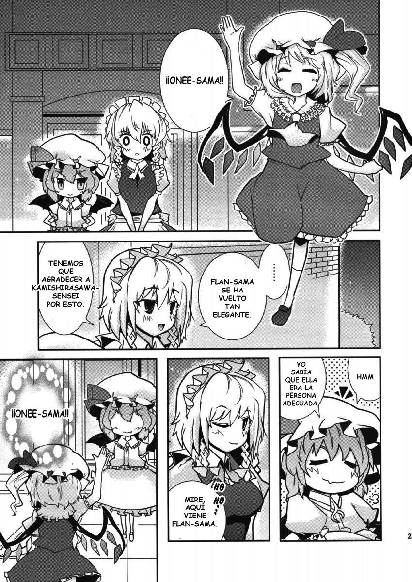 (C76) [Usotsukiya, Oppore-Coppore (BeLL, Oouso)] Flandre Student (Touhou Project) [Spanish] 22