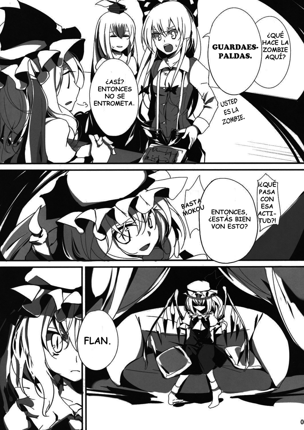 (C76) [Usotsukiya, Oppore-Coppore (BeLL, Oouso)] Flandre Student (Touhou Project) [Spanish] 4