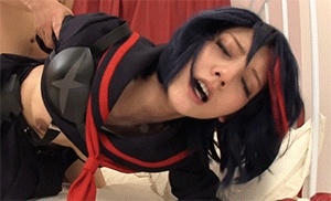[Rei Mizuna] Ryuuko Matoi cosplay animated gifs (Kill la Kill) 5