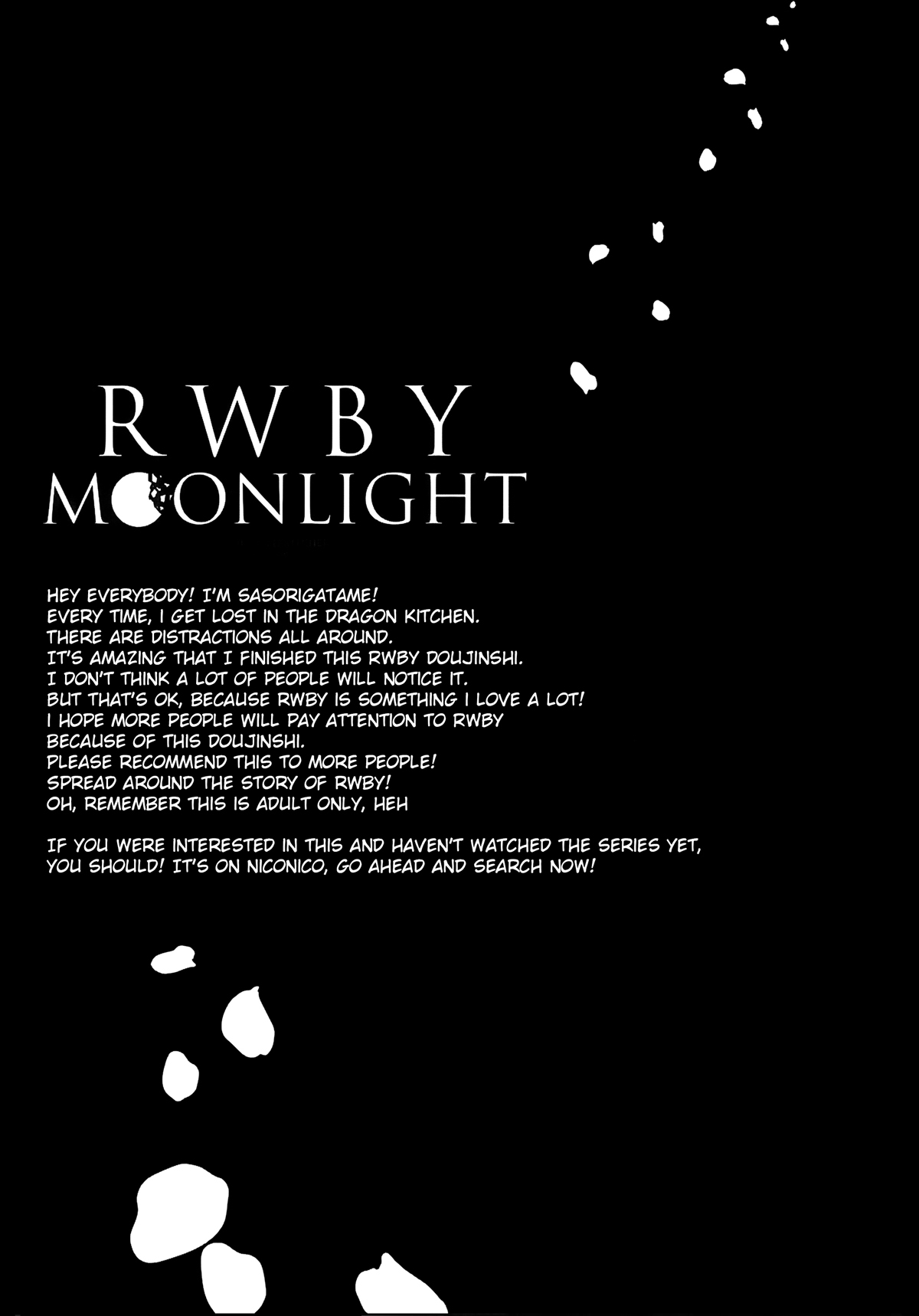 (C85) [Dragon Kitchen (Kanibasami, Sasorigatame)] RWBY MOONLIGHT (RWBY) [English] [BlazinH + gjj] 19