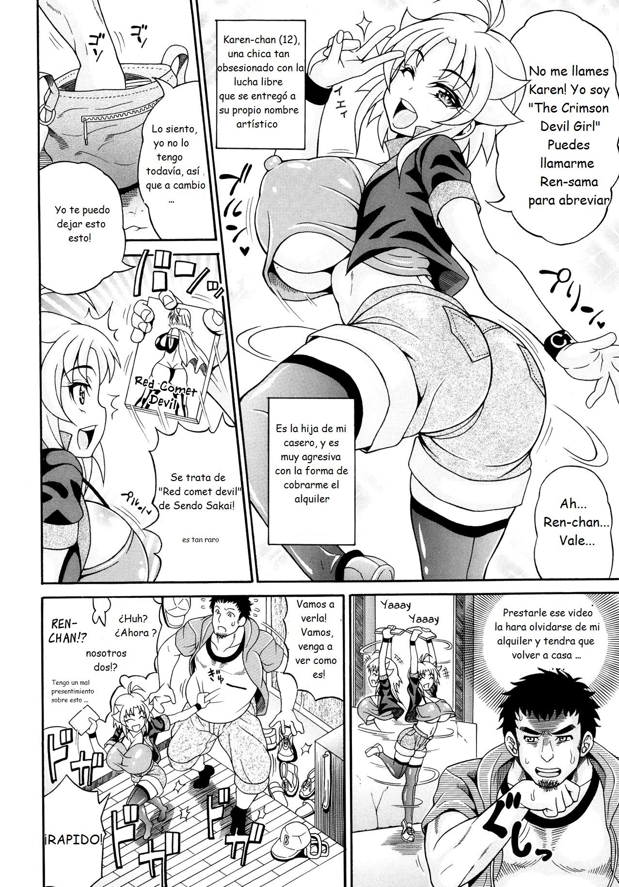 [Andou Hiroyuki] Toritate-ya Onihime VS Mougyuu FUCK! (Comic Tenma 2013-10) [Spanish] [El-Jota] 1
