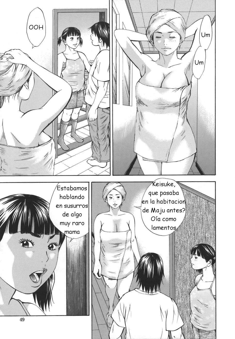 [Hagiwara Yutarou] Kinshin Goukan - Near Relation Rapes [Spanish] [Joselillo] 48