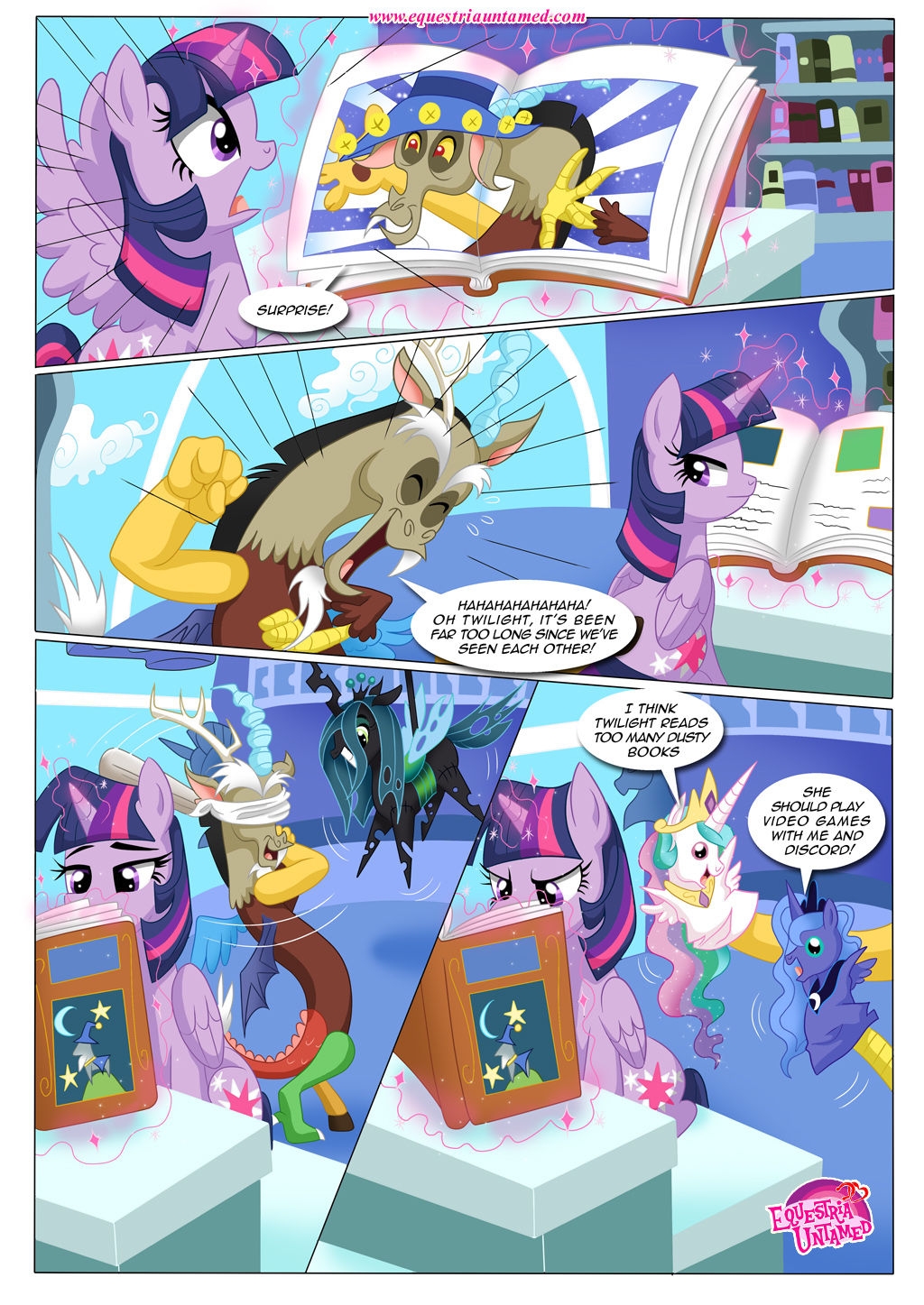[Equestria Untamed (Palcomix)] Libraries Are Supposed To Be Quiet (My Little Pony Friendship Is Magic) 2