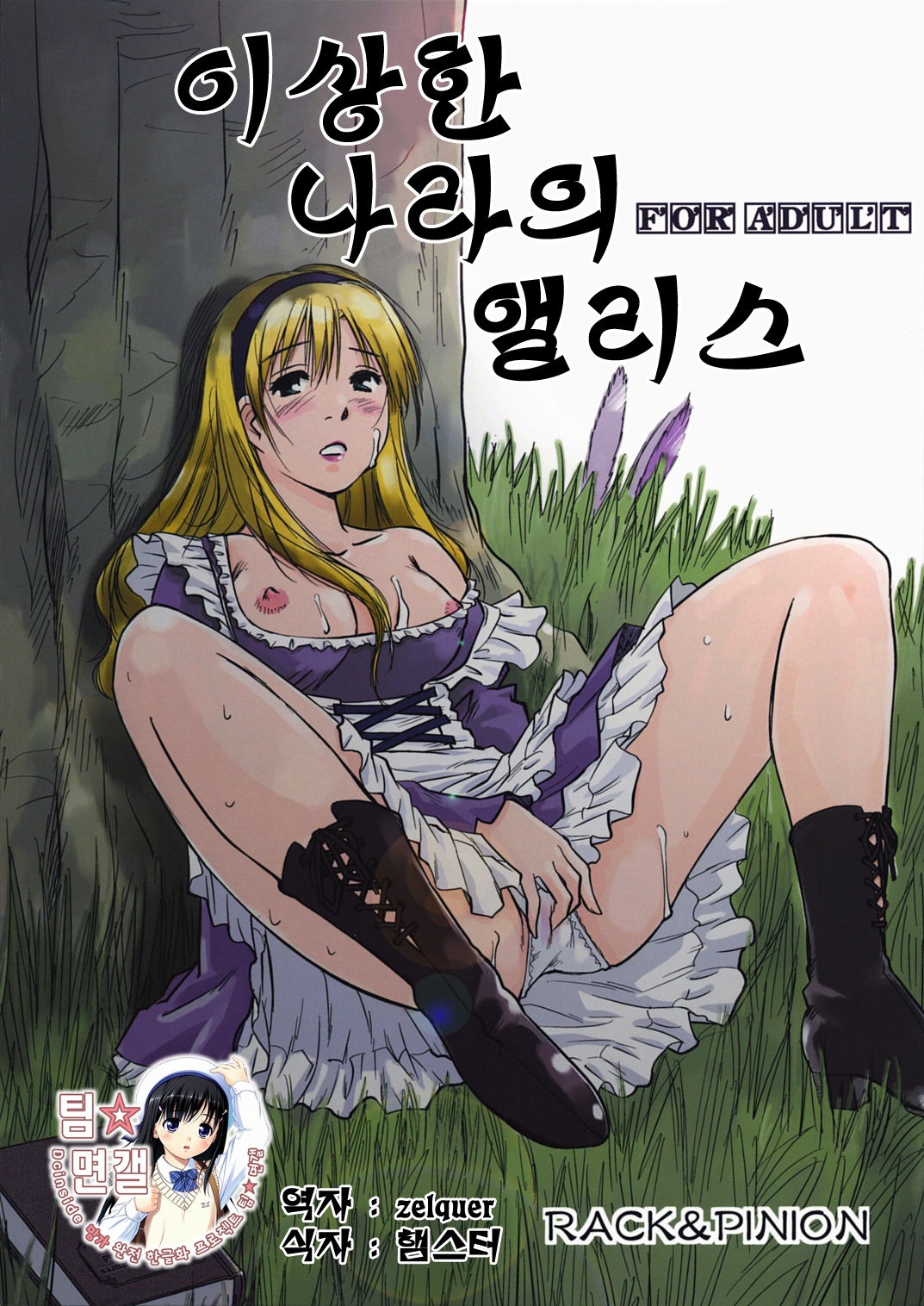 (C74) [RACK&PINION (Iogi Juichi)] Fushigi no Kuni no Alice | 이상한 나라의 앨리스 (Alice in Wonderland) [Korean] [팀☆면갤] 0
