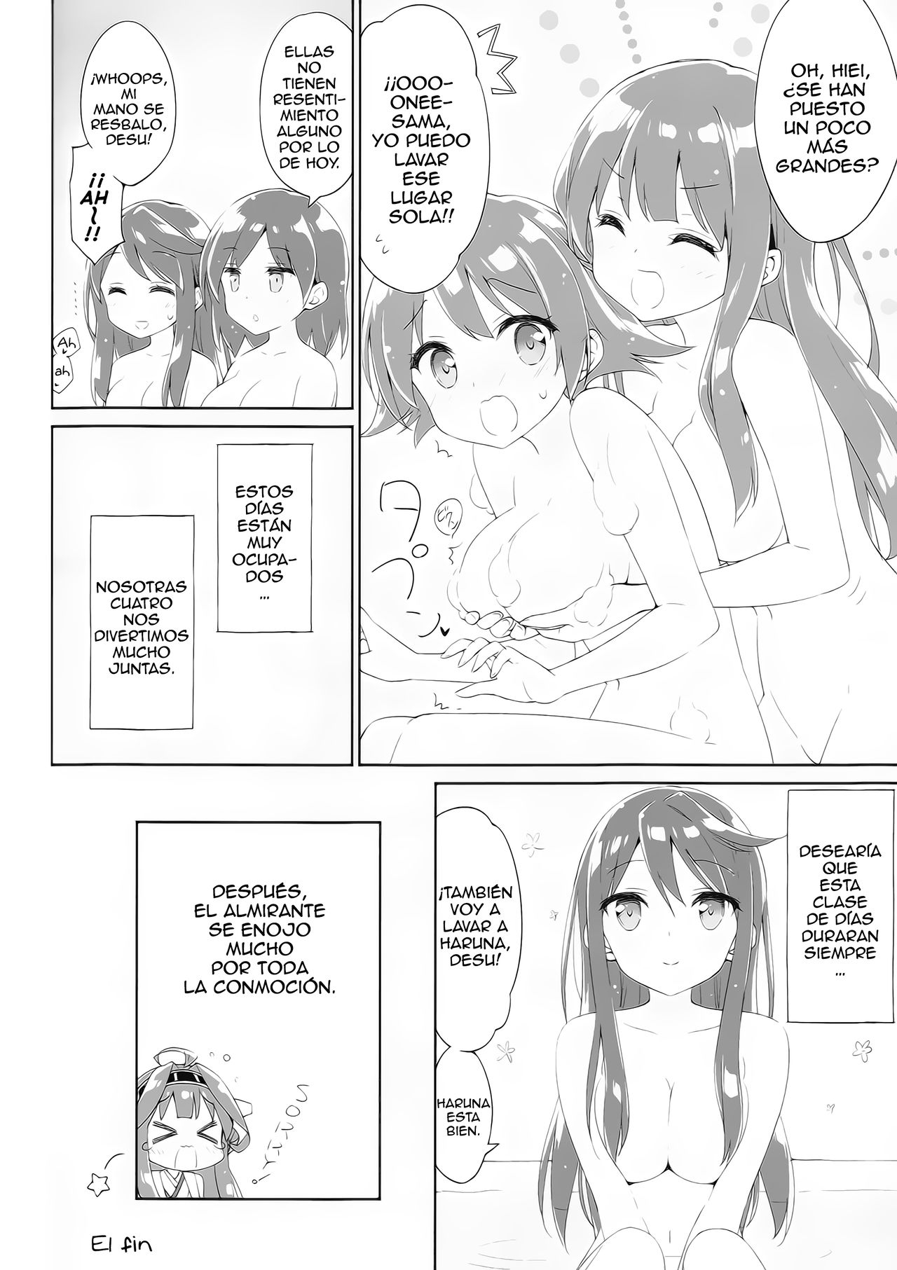 (COMIC1☆8) [LUMINOCITY (Peco)] LUMINOCITY 08 Kongou Yon Shimai Monogatari (Kantai Collection -KanColle-) [Spanish] {Taidana} 17