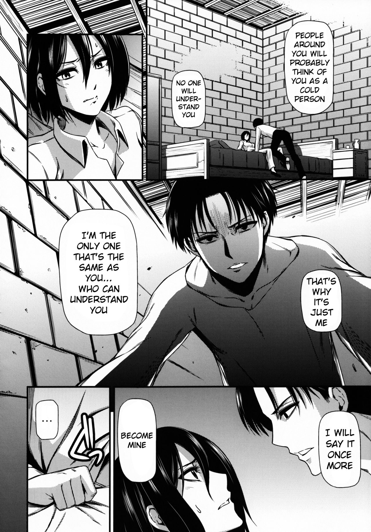 (C86) [Kiyosumi Hurricane (Kiyosumi Hurricane)] Gekishin San | Firing Pin 3 (Shingeki no Kyojin) [English] {doujin-moe.us} 10