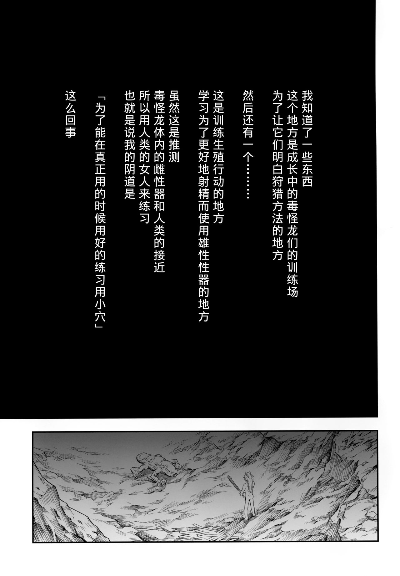 (C87) [Yokohama Junky (Makari Tohru)] Solo Hunter no Seitai 4 The Fourth Part (Monster Hunter) [Chinese] [无毒汉化组 X 屏幕脏了汉化组] 41