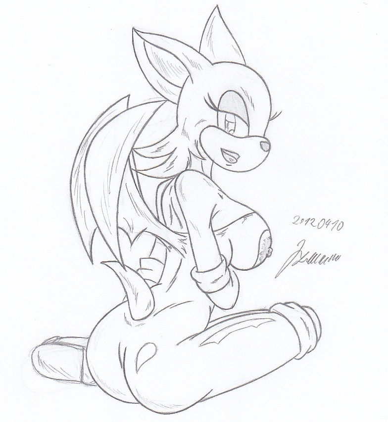 My miny Rouge the Bat_ (sonic) Sketches work_2 0
