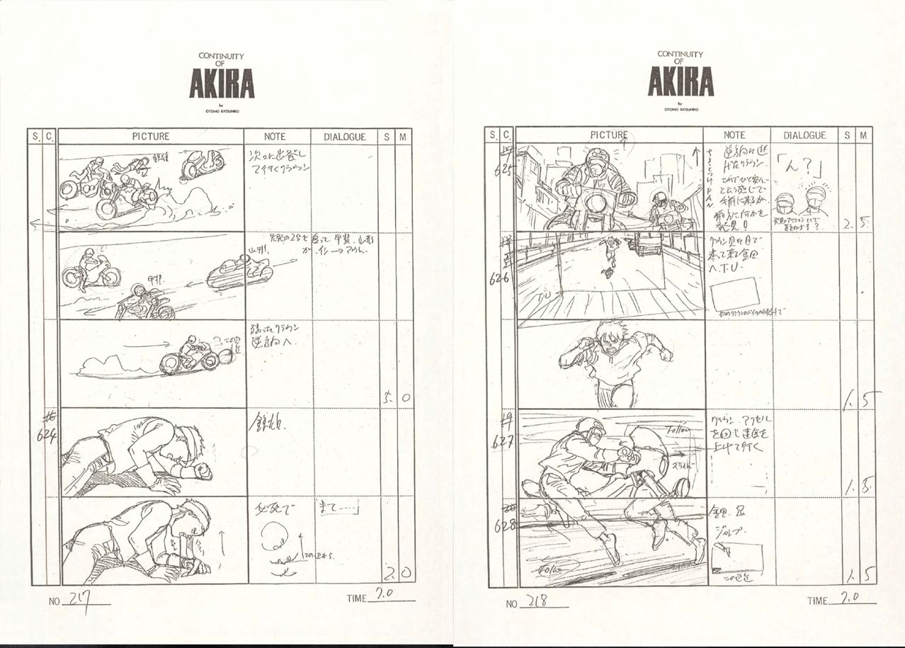 AKIRA BD Storyboard 100
