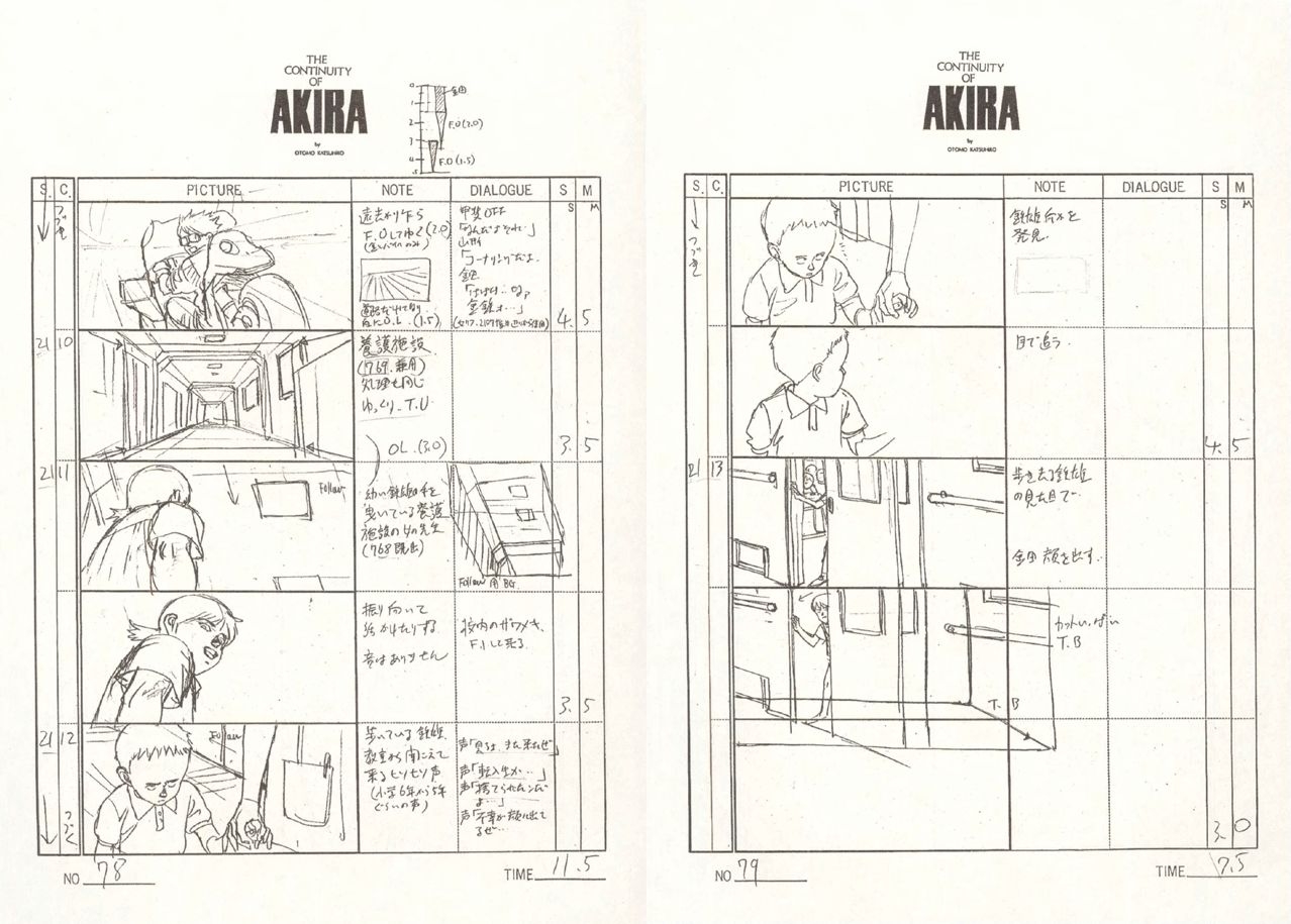 AKIRA BD Storyboard 350