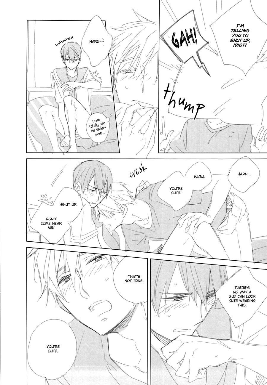 (SUPER23) [licca (Kashima)] Don't undress my sailor (Free!) [English] [Baka Dumb Aho Scans] 16