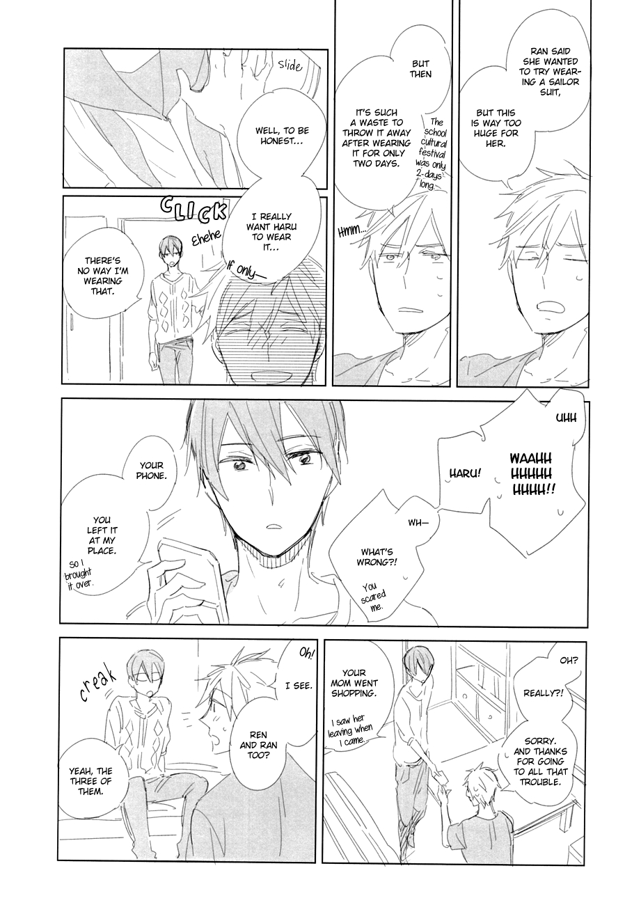 (SUPER23) [licca (Kashima)] Don't undress my sailor (Free!) [English] [Baka Dumb Aho Scans] 8