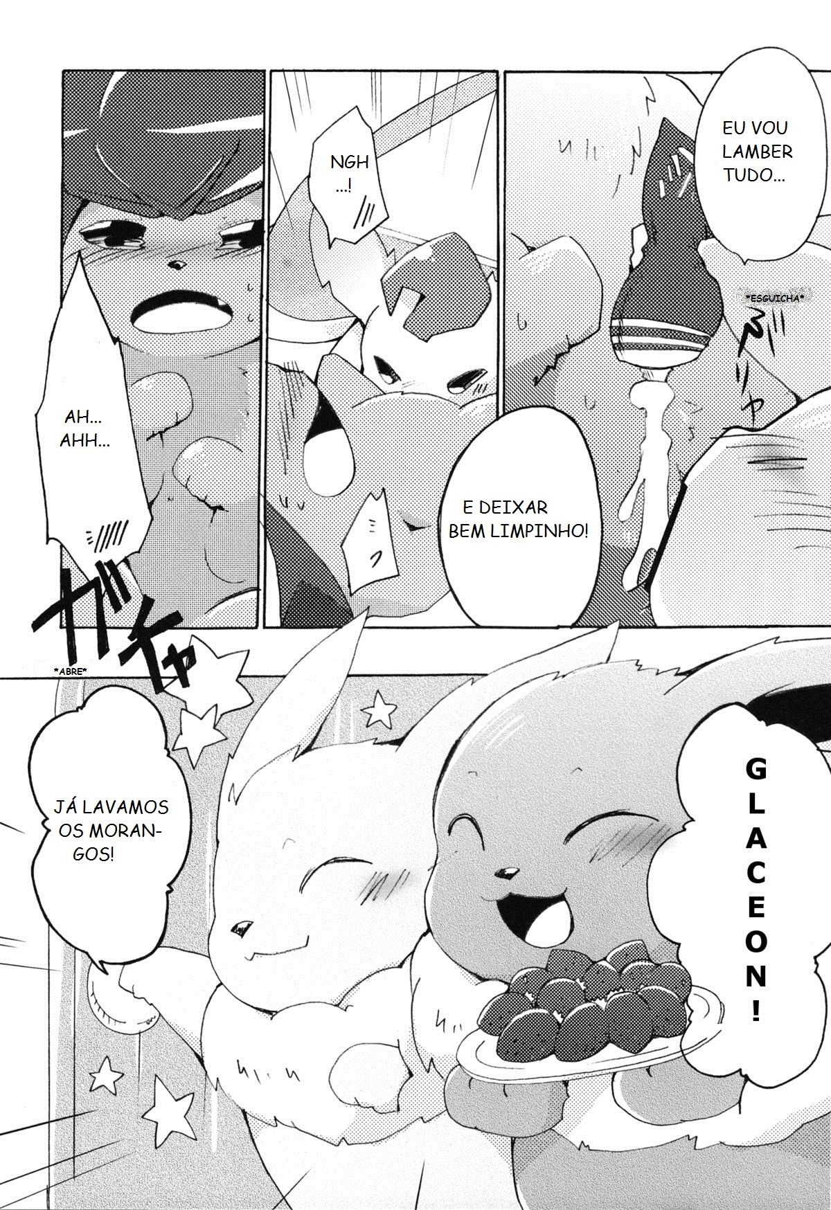 (Mofuket) [Kemono no Koshikake (Azuma Minatu)] Motto Atsui no wa Suki? | Quente Atração (Pokémon) [Portuguese-BR] [Rethsam] 16