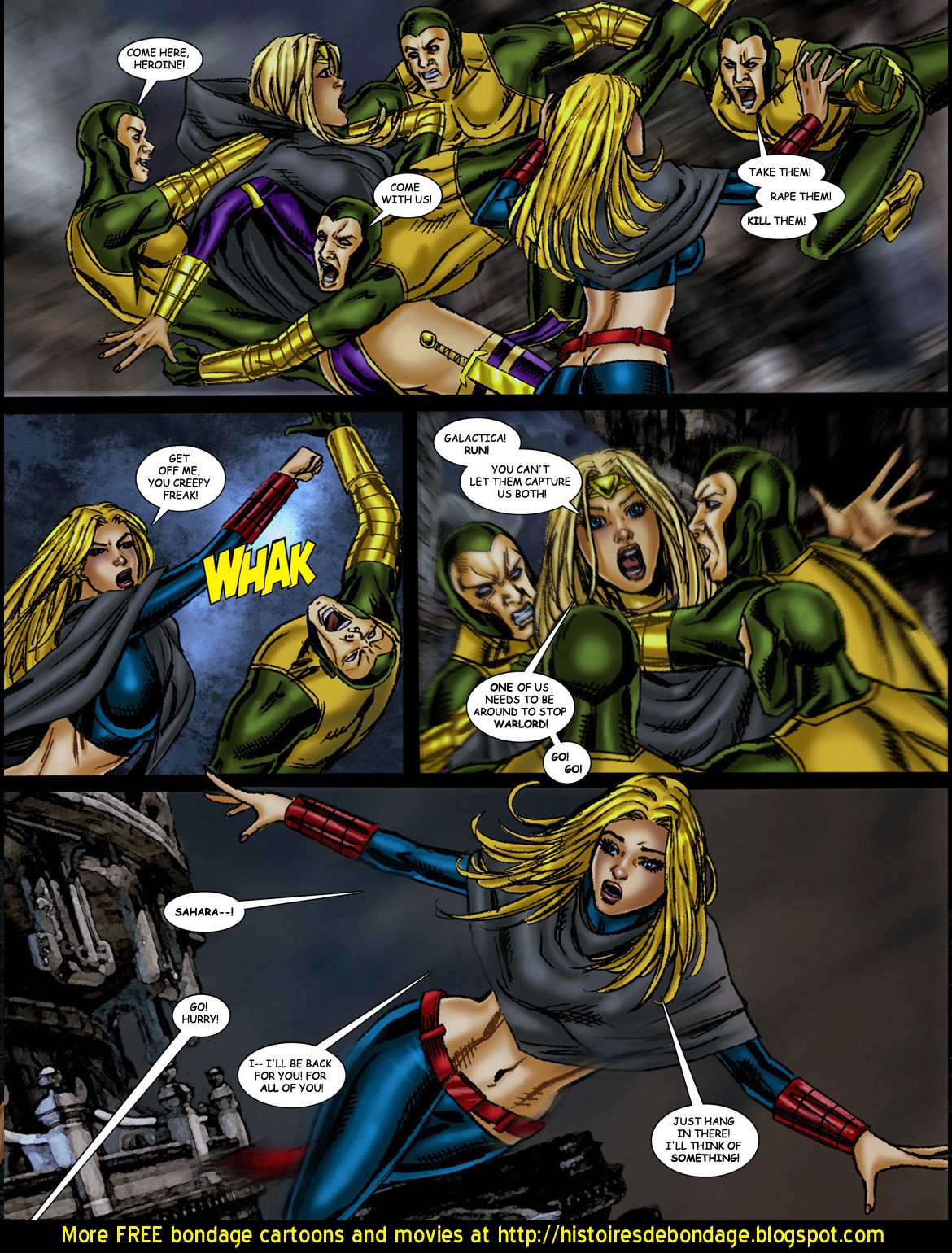 9 Superheroines vs Warlord 28