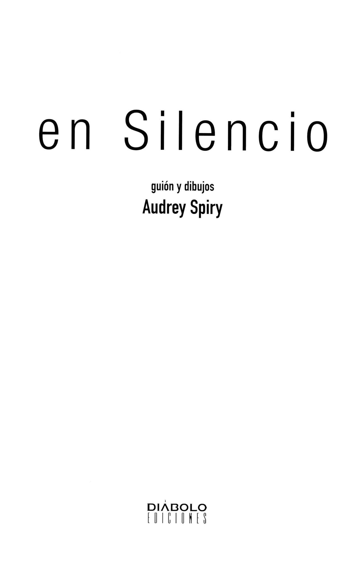 En Silencio  - Audrey Spiry (Spanish) 2