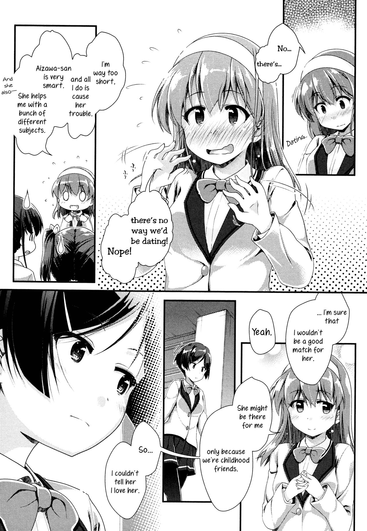 [Yamabuki Zarame] Hatsukoi Wadurahi | The Pain of Your First Love (Mebae Vol. 2 - Vivid Girls Love Anthology) [English] [Yuri-ism] 4