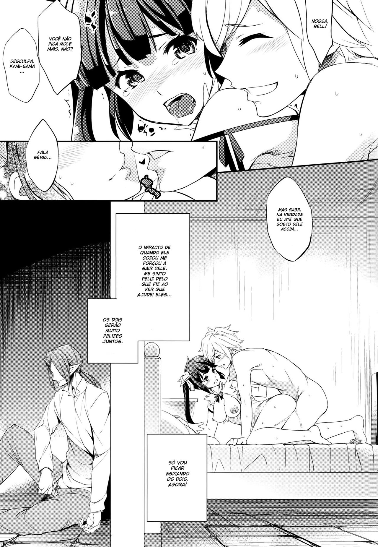 (COMIC1☆9) [Crazy9 (Ichitaka)] C9-19 Kami-sama to Suiminkan (Dungeon ni Deai o Motomeru no wa Machigatteiru Darou ka) [Portuguese-BR] [HentaiDarking] 21