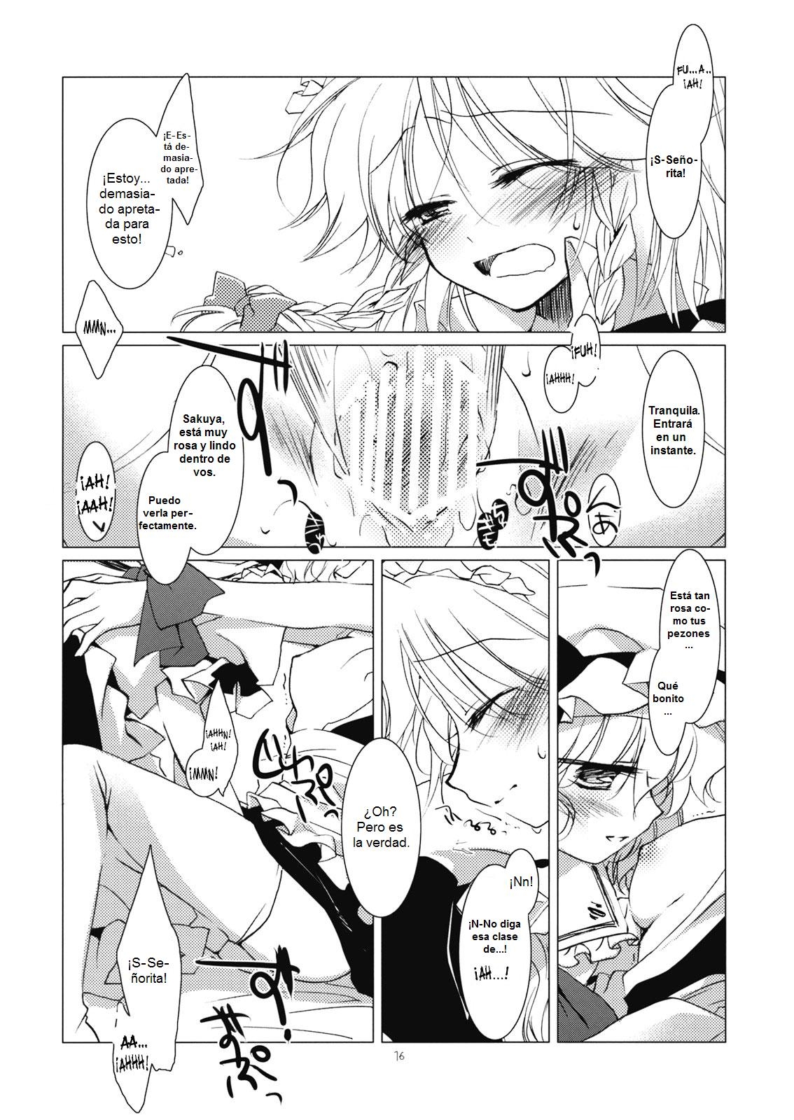 (C76) [FRAC (Motomiya Mitsuki)] Adabana (Touhou Project) [Spanish] {Love makko suki} 14