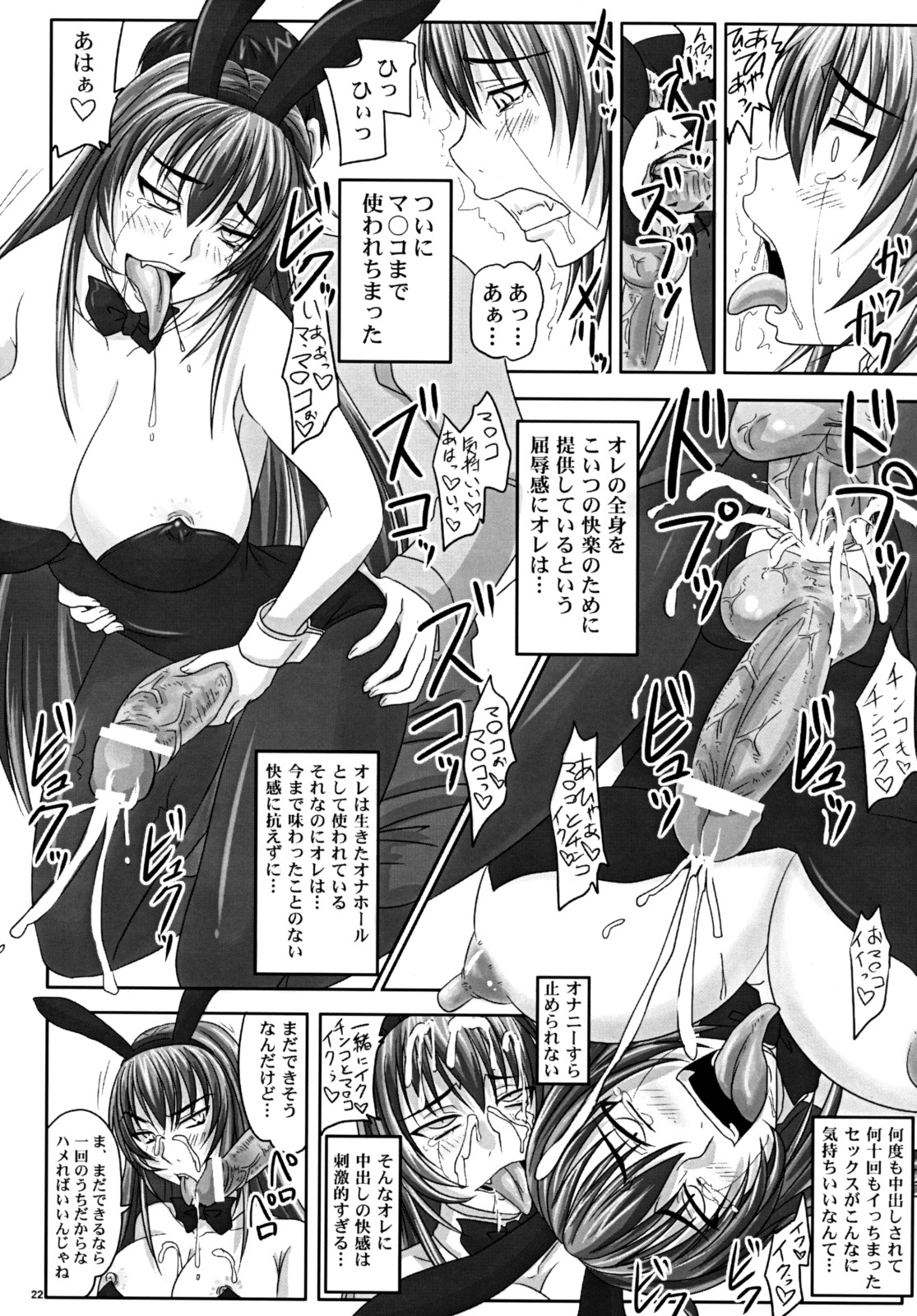 (A3) [Nozarashi (Nozarashi Satoru)] Misshitsu de Kyoubou Bunny Hime to Futarikiri. 20