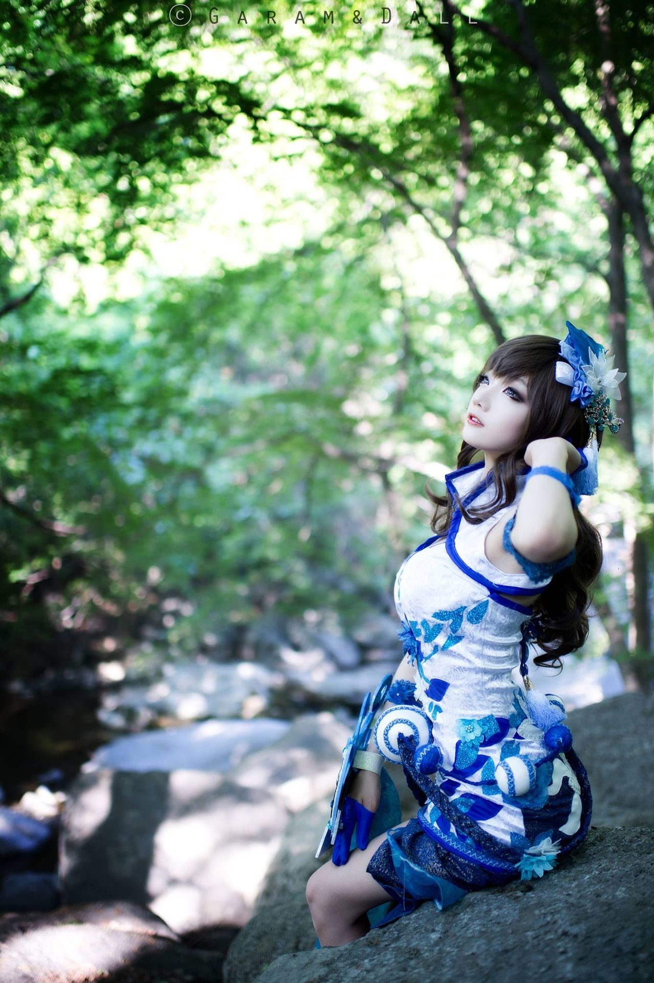 Force Master Blue Floral Bone China ver. - Blade & Soul by Miyuko 12