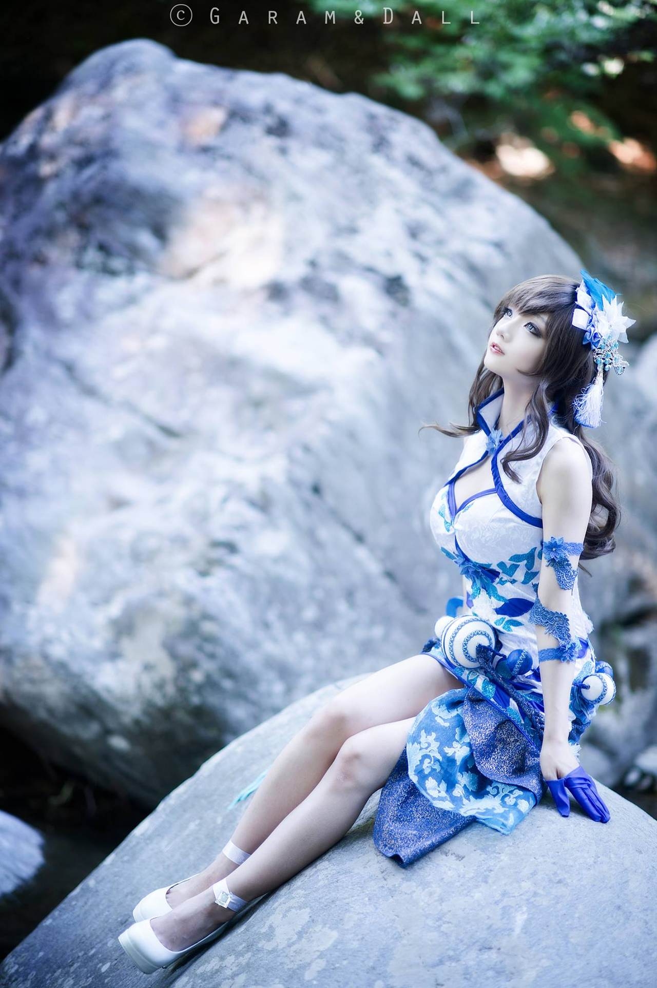 Force Master Blue Floral Bone China ver. - Blade & Soul by Miyuko 14