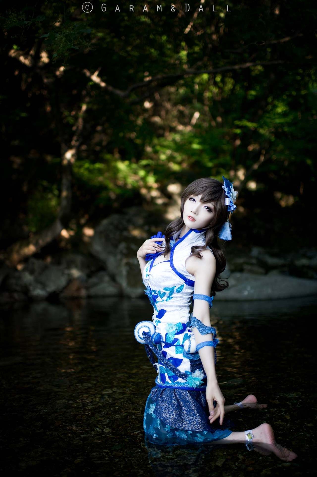 Force Master Blue Floral Bone China ver. - Blade & Soul by Miyuko 15