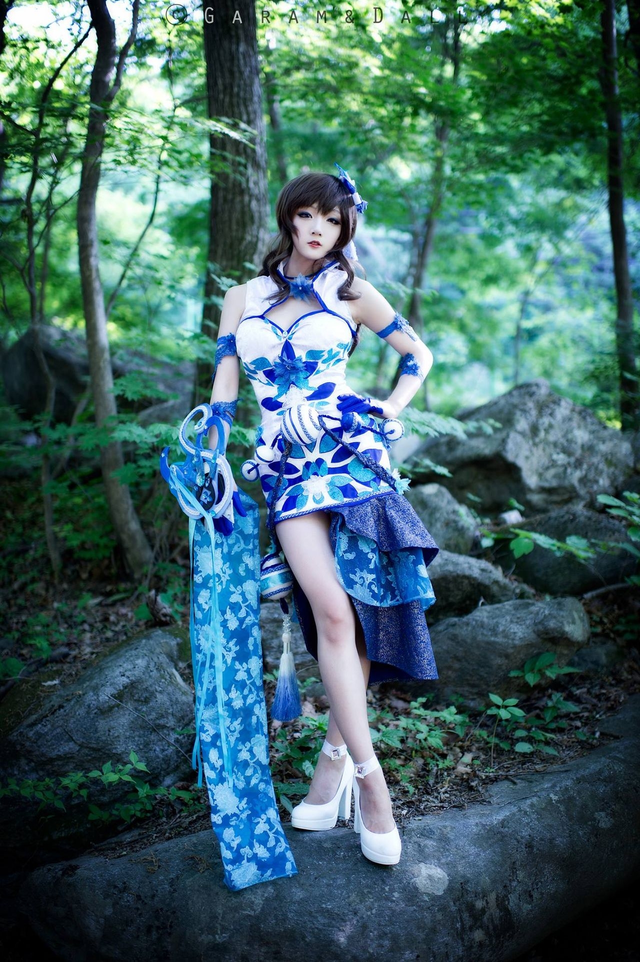 Force Master Blue Floral Bone China ver. - Blade & Soul by Miyuko 16