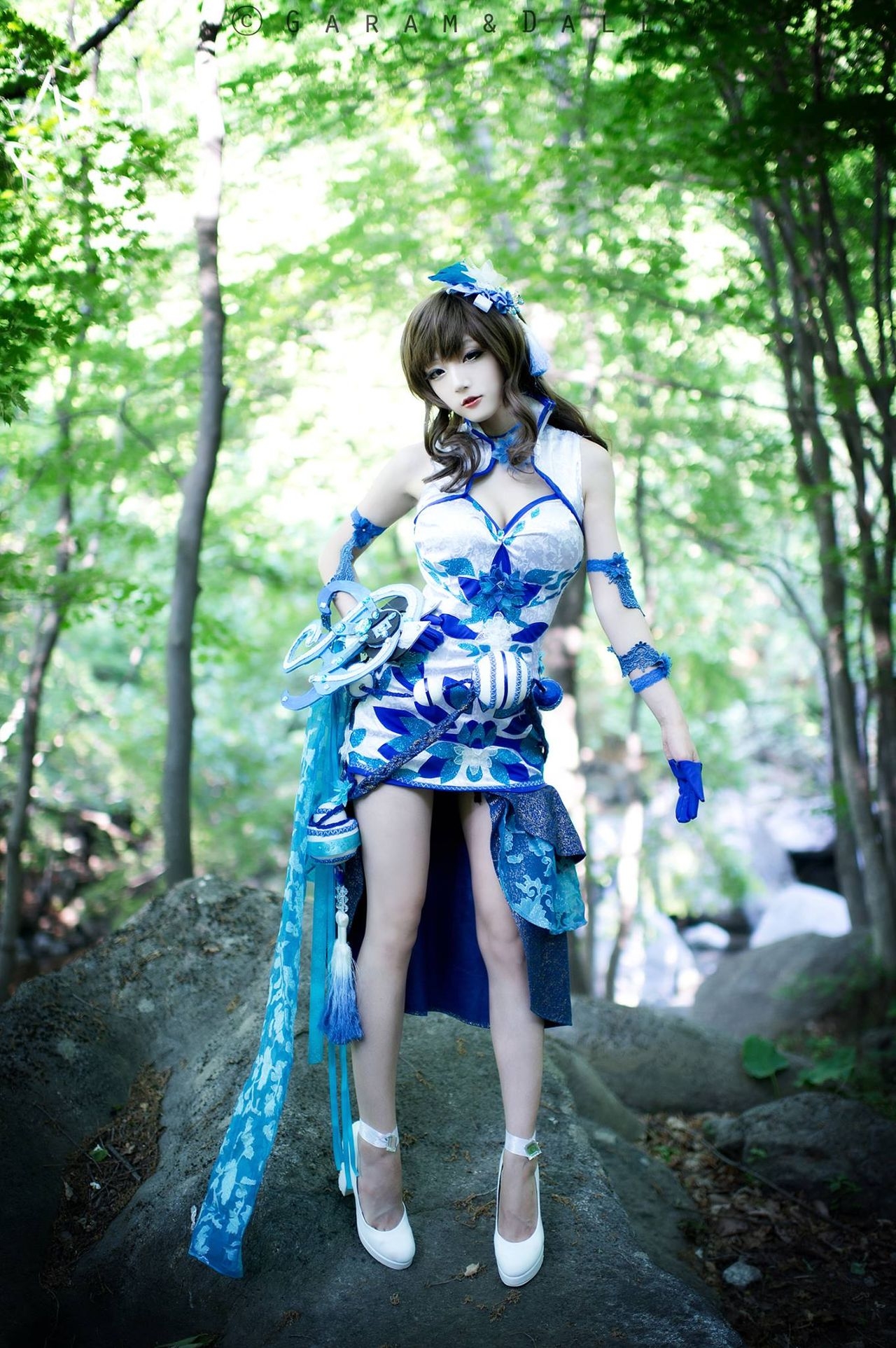 Force Master Blue Floral Bone China ver. - Blade & Soul by Miyuko 17