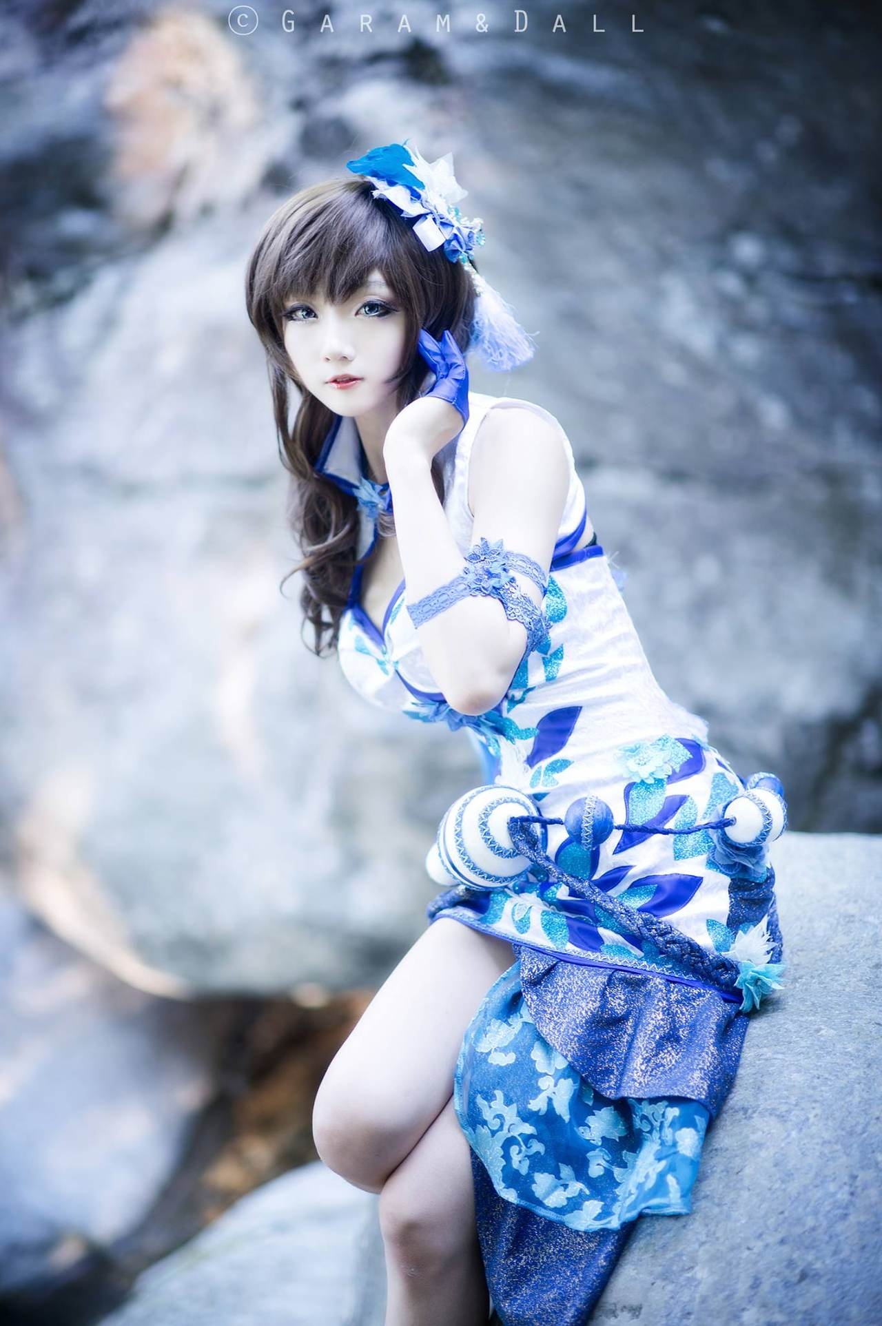 Force Master Blue Floral Bone China ver. - Blade & Soul by Miyuko 19