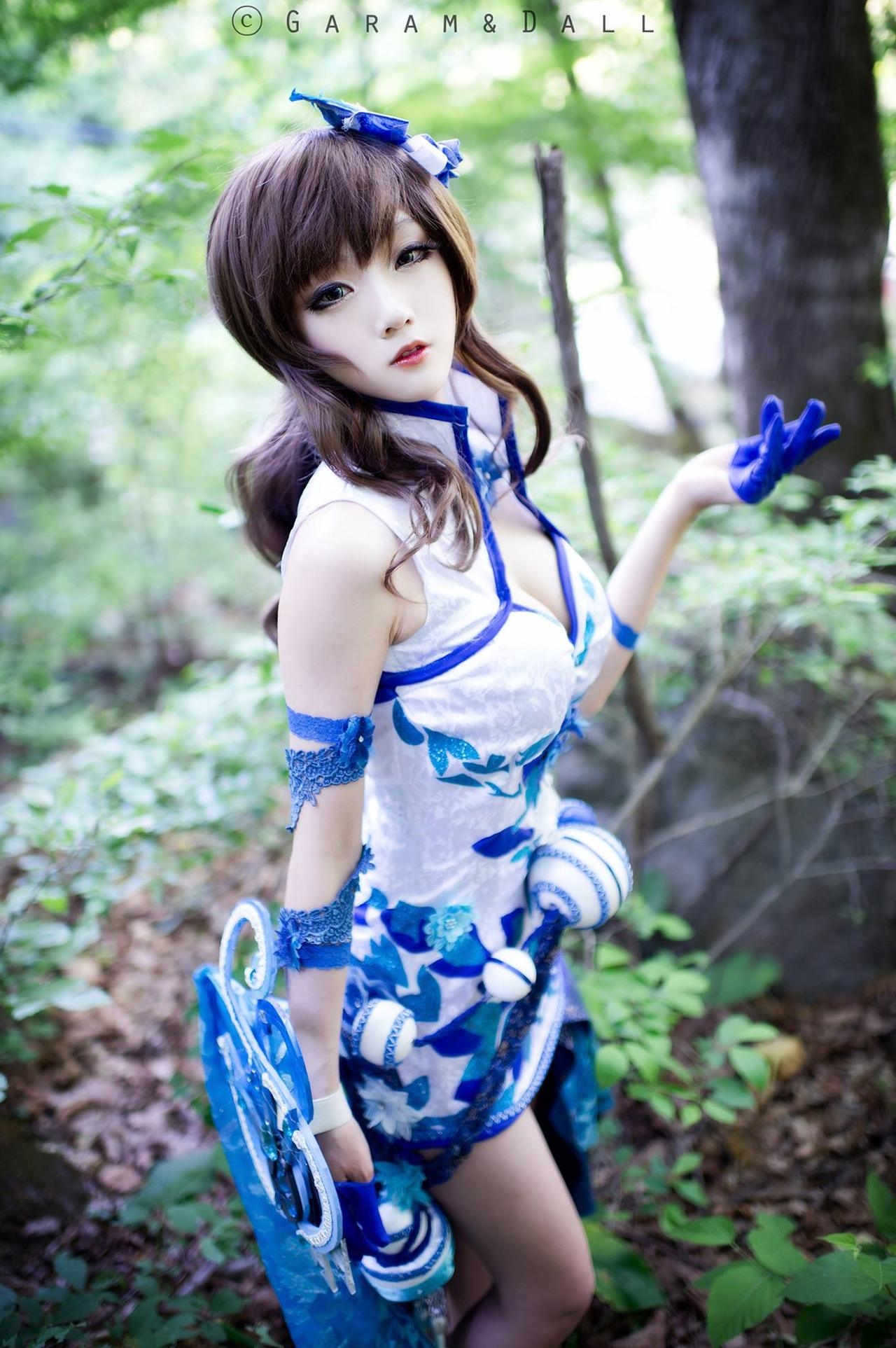 Force Master Blue Floral Bone China ver. - Blade & Soul by Miyuko 21