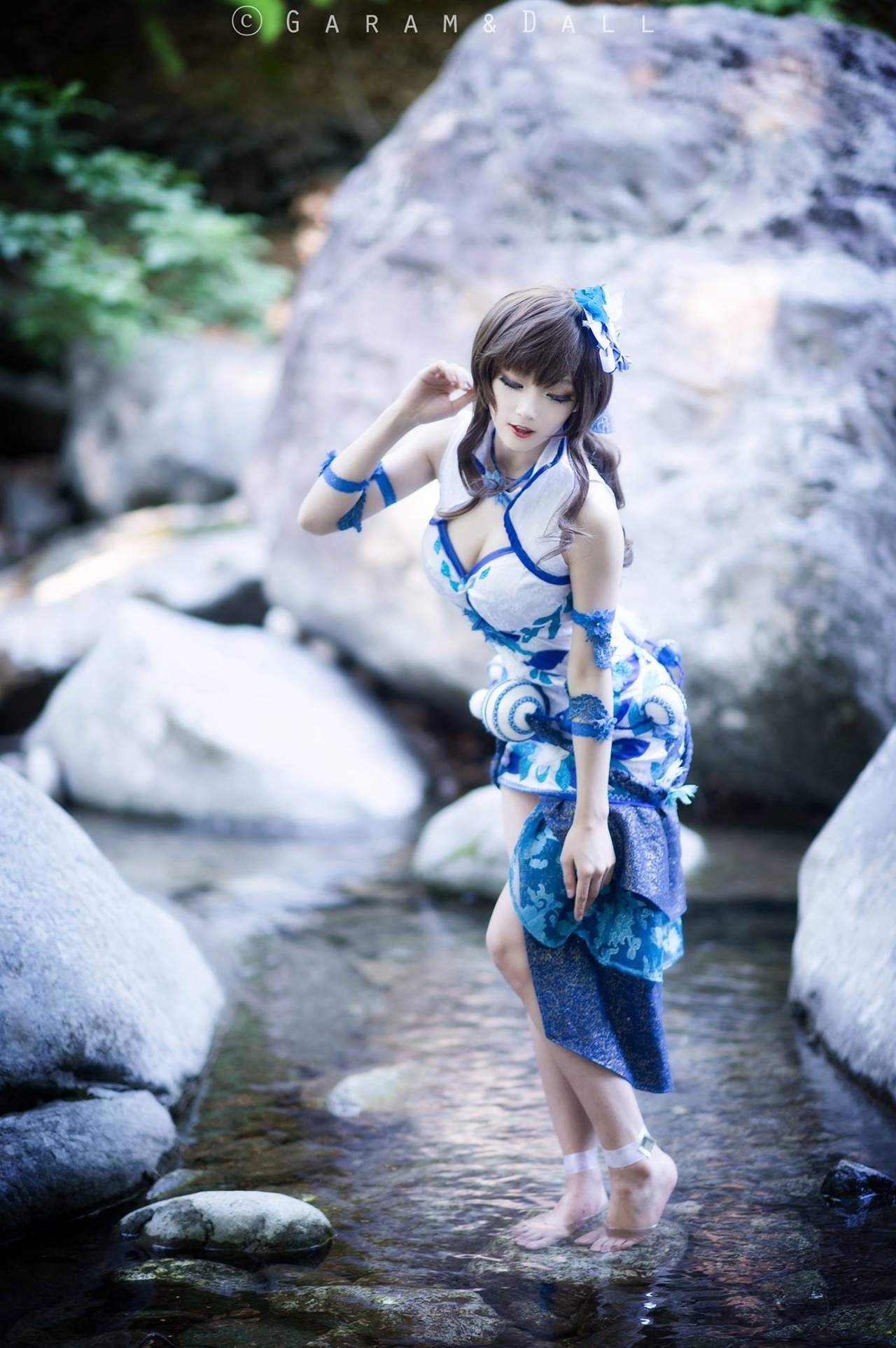 Force Master Blue Floral Bone China ver. - Blade & Soul by Miyuko 22