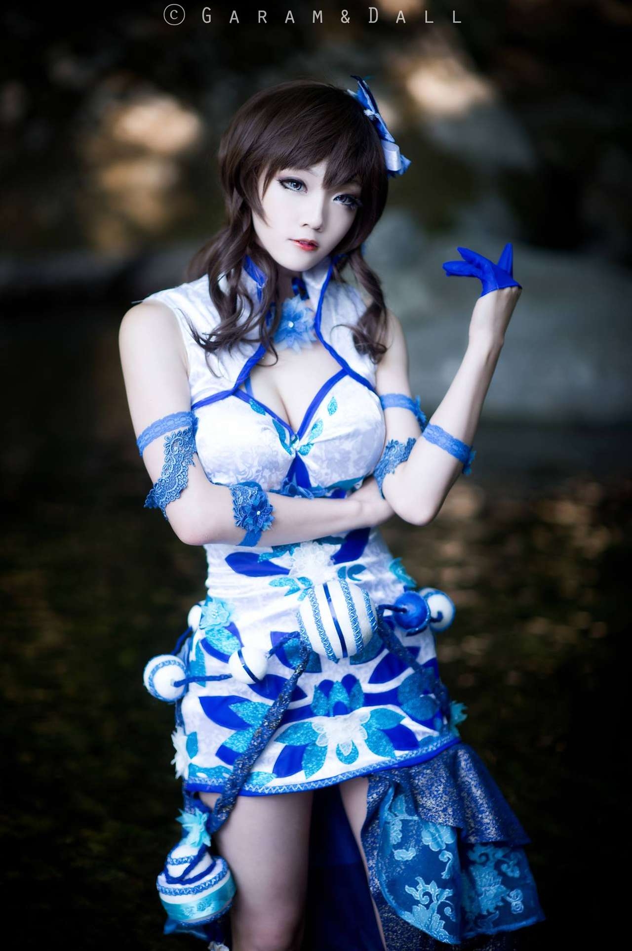 Force Master Blue Floral Bone China ver. - Blade & Soul by Miyuko 27