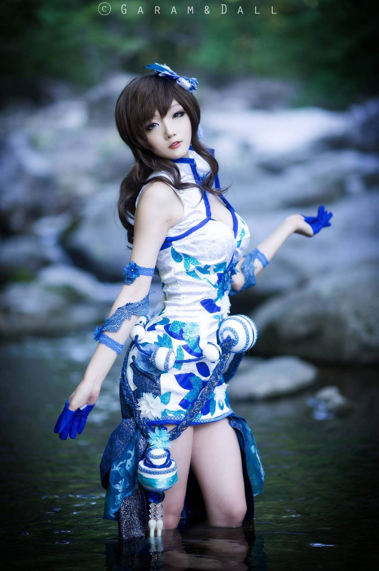 Force Master Blue Floral Bone China ver. - Blade & Soul by Miyuko 28