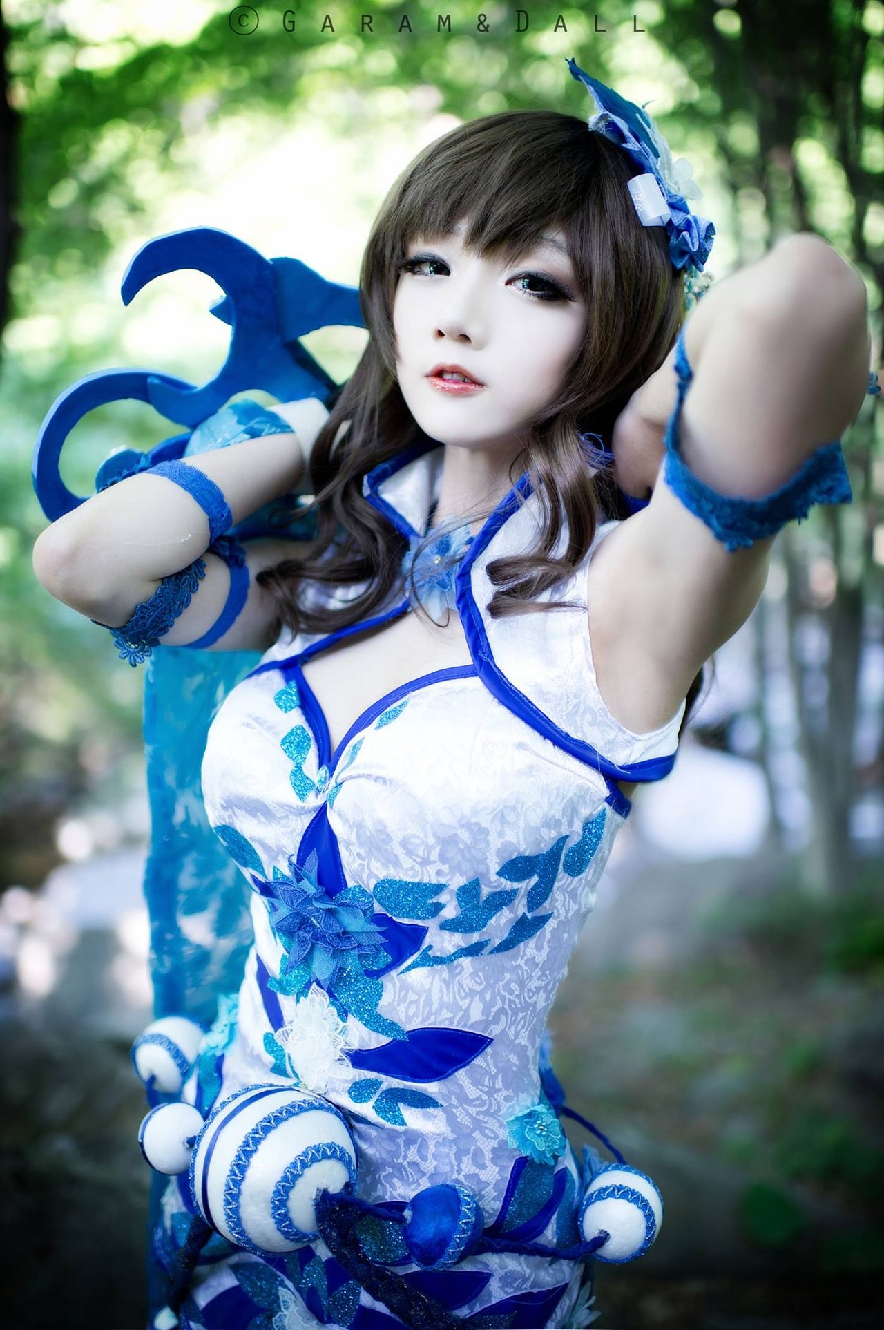 Force Master Blue Floral Bone China ver. - Blade & Soul by Miyuko 31