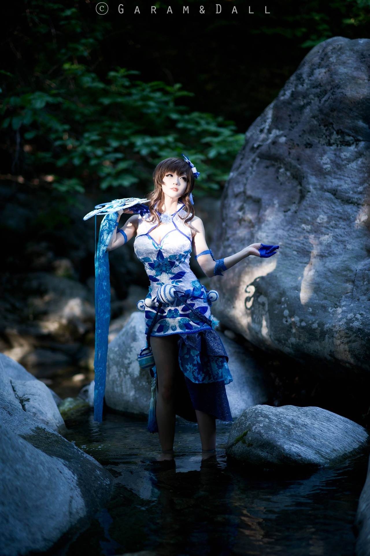 Force Master Blue Floral Bone China ver. - Blade & Soul by Miyuko 6