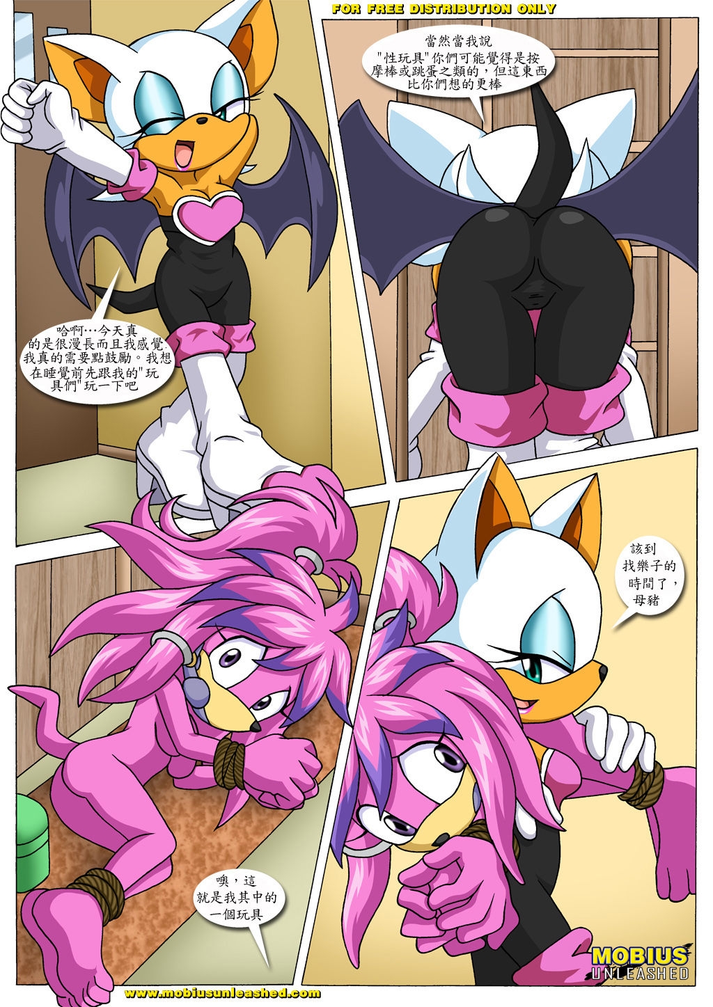 [Mobius Unleashed (Palcomix)] Rouge's Toys (chinese) 1