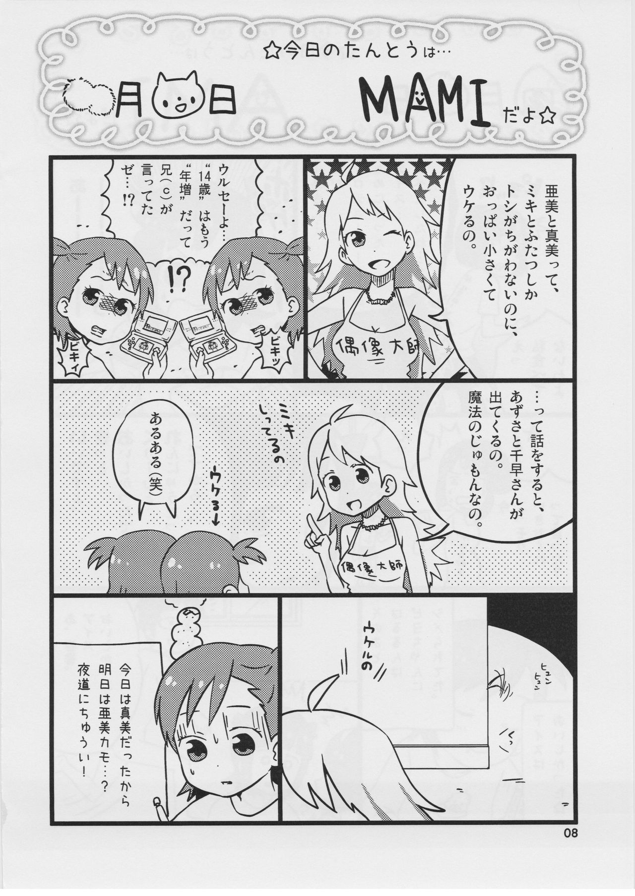 (My Best Friends 3) [NecoPillow (Takase)] Ami Mami no Koukan Nikki (THE IDOLMASTER) 8