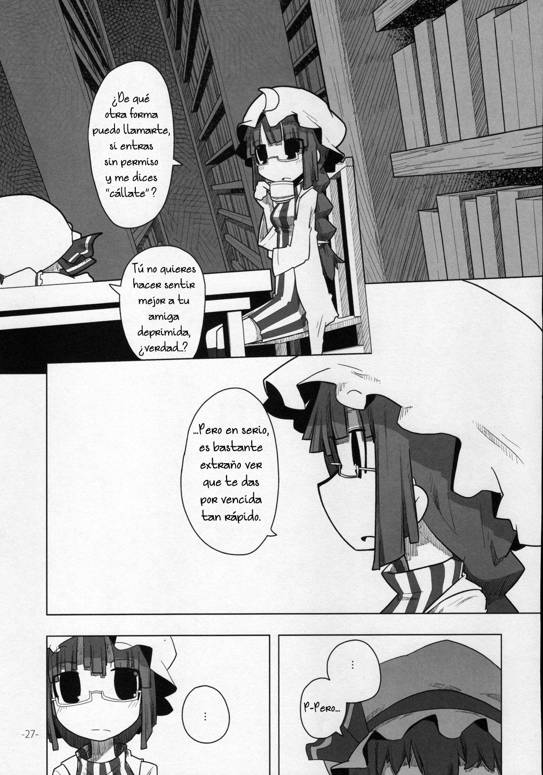 (C80) [Hachimitsu Zakura (Kamonari)] Cirno to Reimu no One Two Three 5 | Cirno and Reimu's One Two Three 5 (Touhou Project) [Spanish] {Riversolid} 25